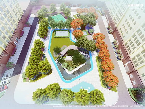 创富中心城园林景观设...